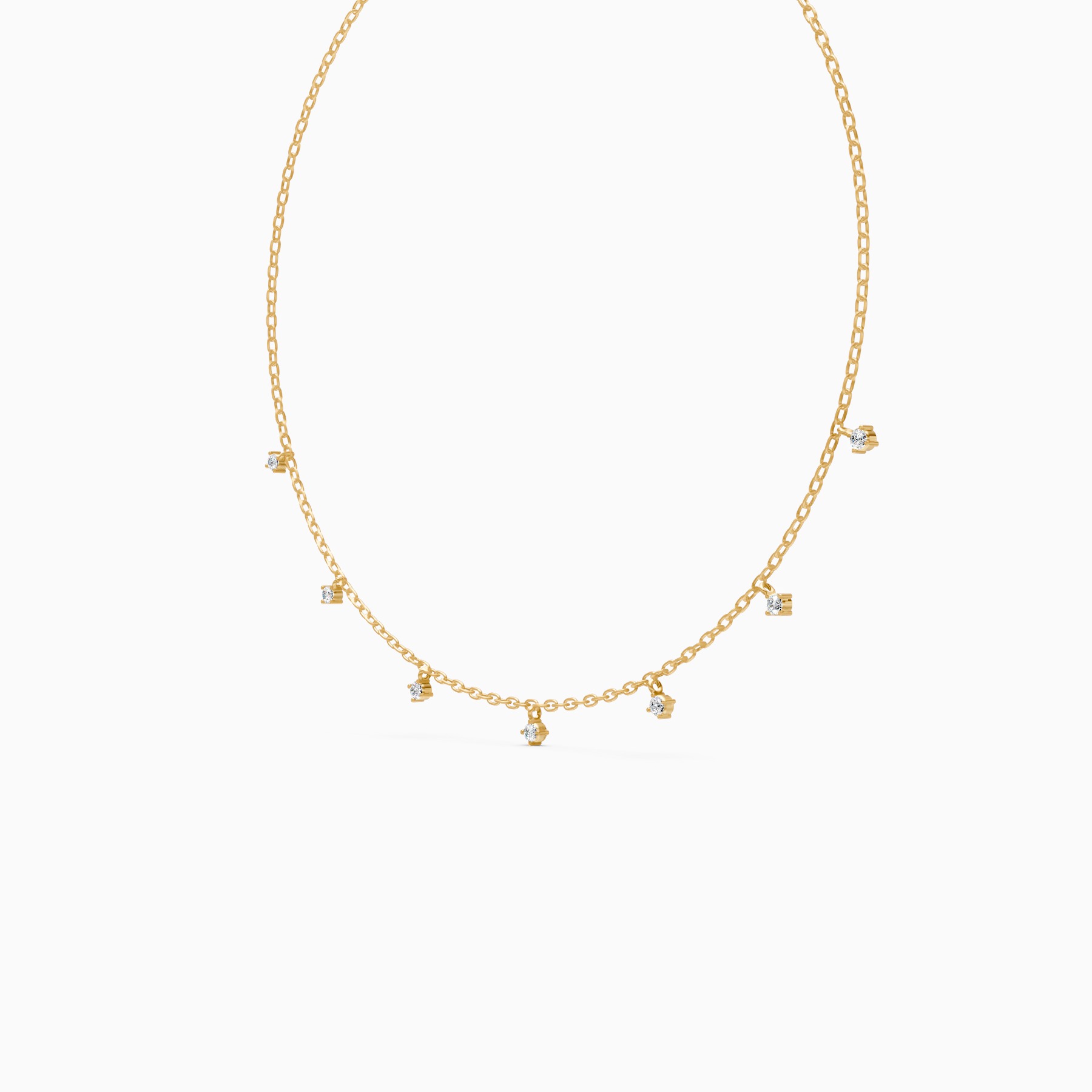 Twinkle Drops Lab Grown Diamond Necklace